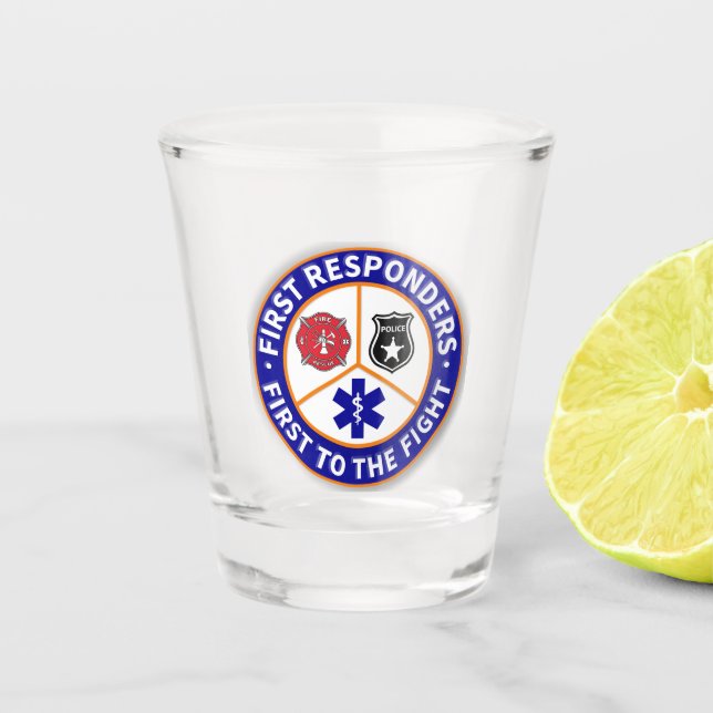 First Responder Schnapsglas (Vorderseite)