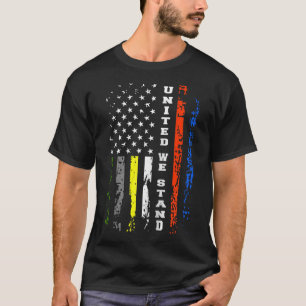 First Responder Thin Line Shirt Patriotic American