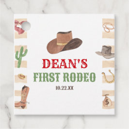 First Rodeo Cowboy 1st First Birthday Party Geschenkanhänger