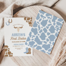 First Rodeo Cowboy Birthday