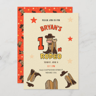 First Rodeo Einladung