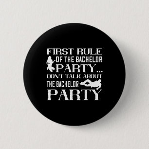 First Rule Stag Trauzeugen Groom Wedding Bachelor Button