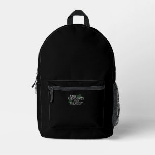 First Shenanigans dann Malarkey Funny Irish Pride Bedruckter Rucksack