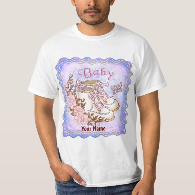 First Shoes Baby Girl T - Shirt (Vorderseite)