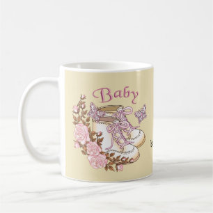 First Shoes Baby Girl Tasse