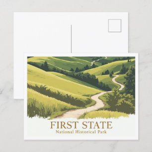 First State National Historical Park Delaware USA Postkarte
