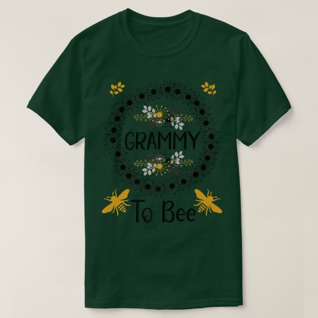 First Time Grammy To Be Pregnancy Announcement Gra T-Shirt (Design vorne)