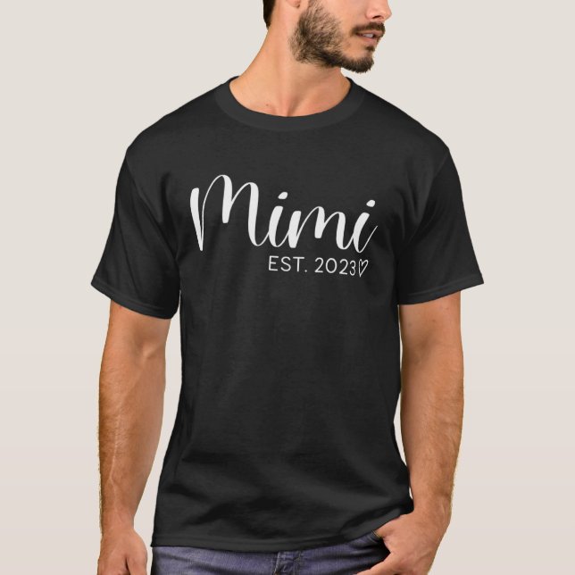 First Time Mimi 2023 Mothers Day First Time Mimi P T-Shirt (Vorderseite)