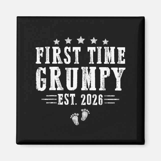 First Time Mpy Est.2026 Father's Day Promoted To P Magnet (Vorne)