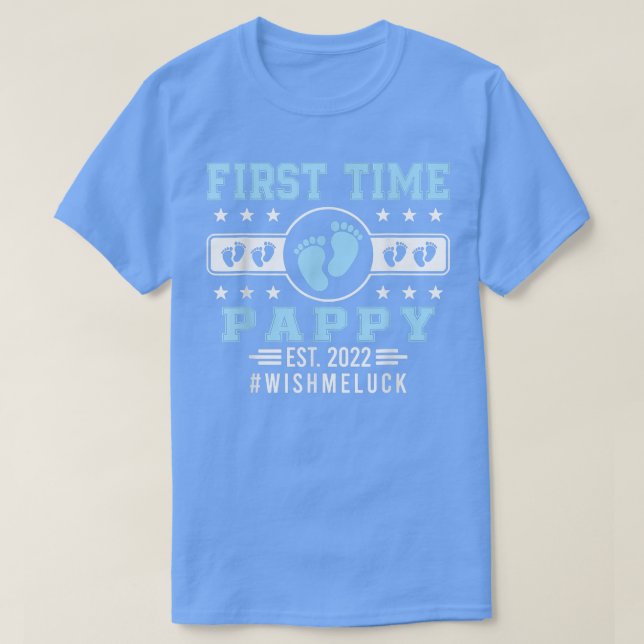 First Time Pappy Est  T-Shirt (Design vorne)