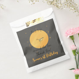 First Trip Around The Sun Paper Airplane Birthday Geschenktütchen