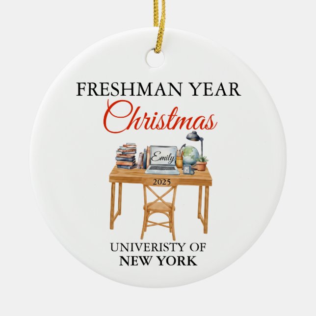 First Year At High School Ornament 2025, Freshman  (Vorne)