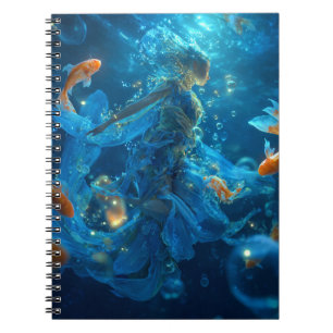 Fisces Goddess of the Deep Notebook Notizblock