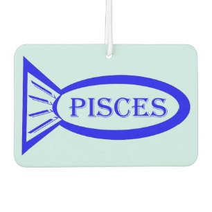 Fisces Star Sign Fish Air Freshener Autolufterfrischer