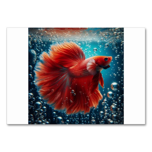 Fisch (魚 / さ か な) - Japanische Flash Cards Tischnummer (Vorderseite)