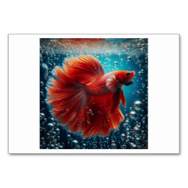 Fisch (鱼 / Yuú) - Chinesische Flash Cards Tischnummer