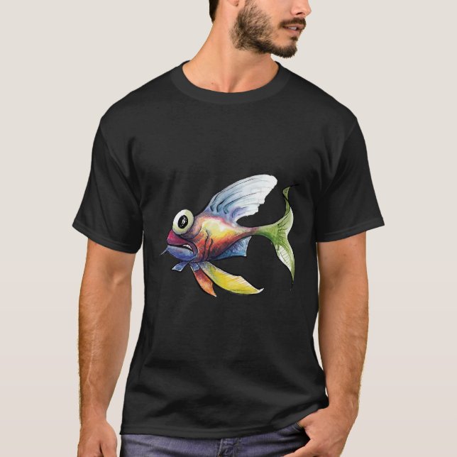 Fisch 01 T-Shirt (Vorderseite)