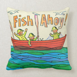Fisch Ahoy! Kissen