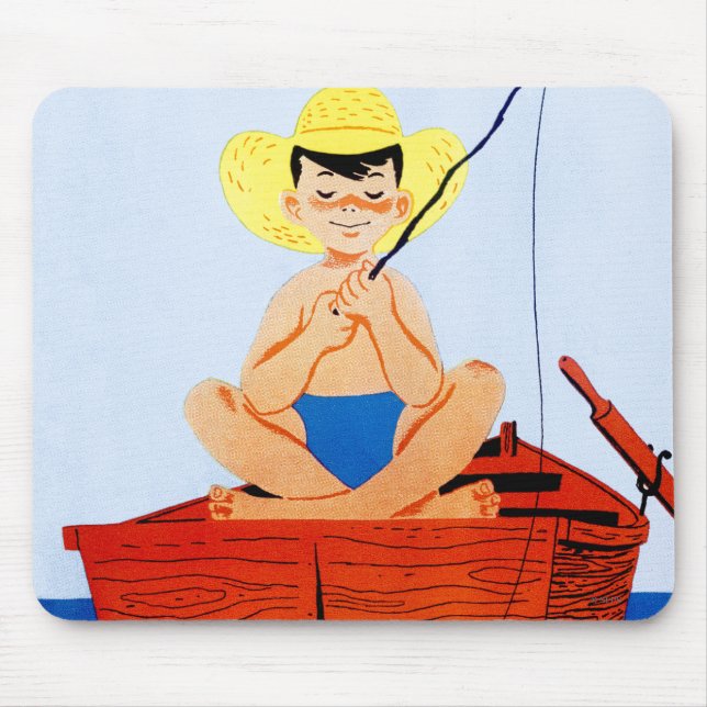 Fisch angeln mousepad (Vorne)