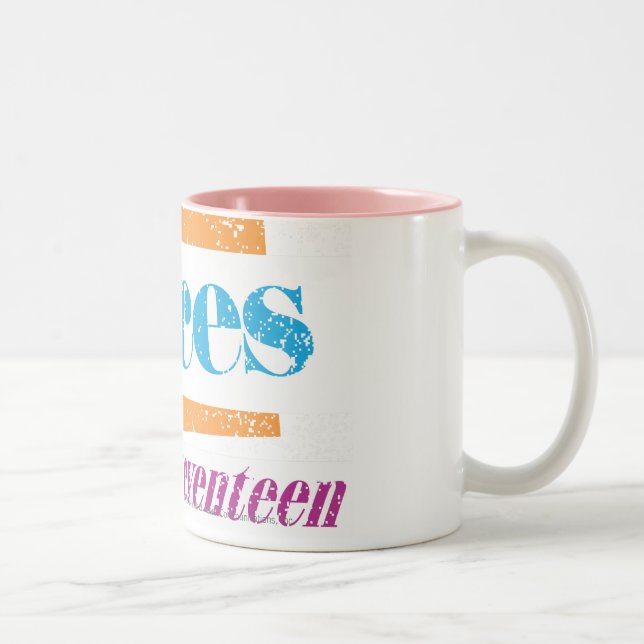 Fisch-Aqua Zweifarbige Tasse (Rechts)