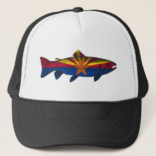 Fisch Arizona Flaggenforelle Truckerkappe