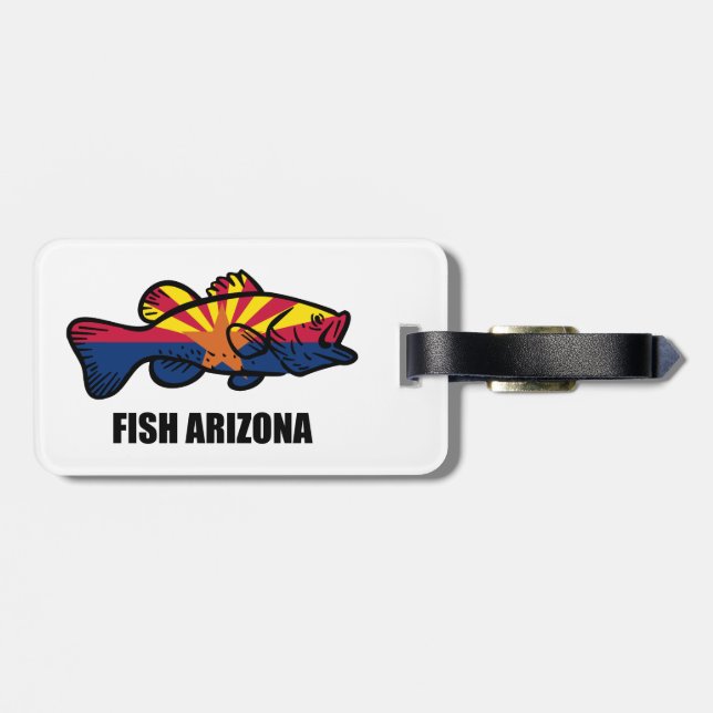 Fisch Arizona Gepäckanhänger (Rückseite horizontal)