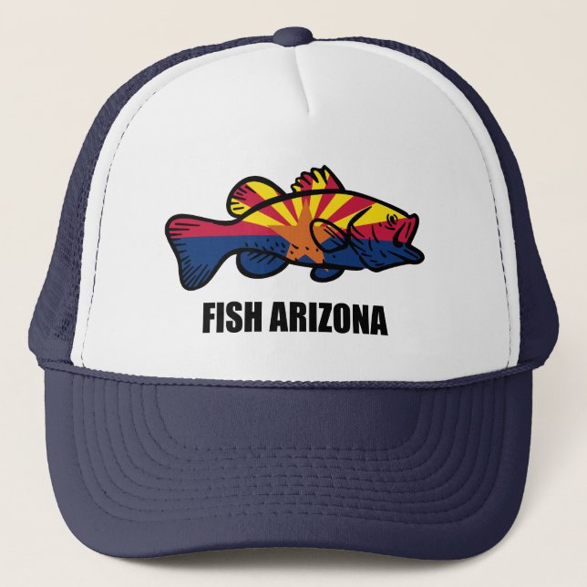 Fisch Arizona Truckerkappe (Vorderseite)