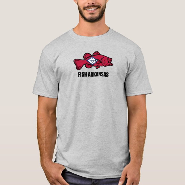 Fisch Arkansas T-Shirt (Vorderseite)