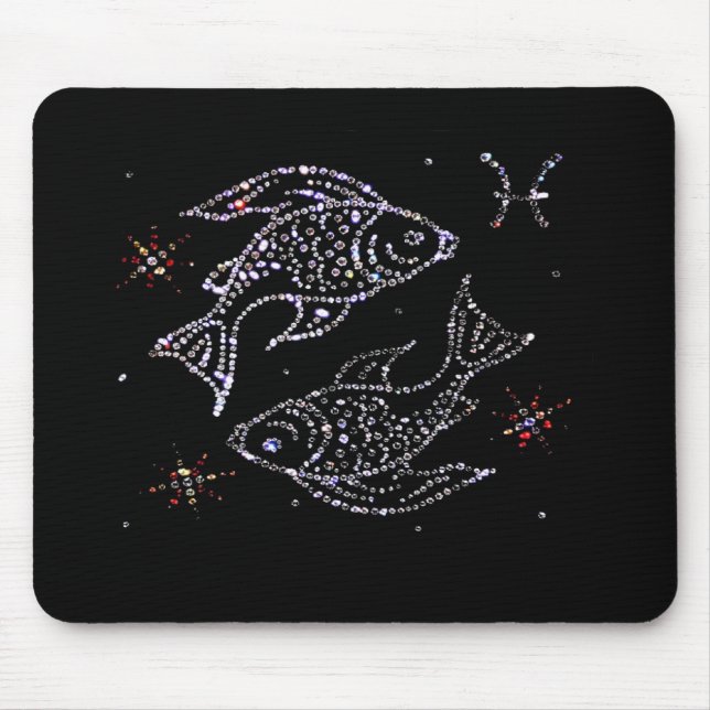 Fisch-Astrologie Mousepad (Vorne)