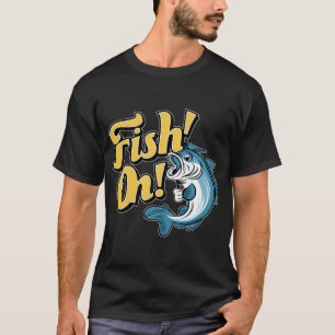 Fisch aufgepasst! Blauer Frühlingssplash der Aufre T-Shirt