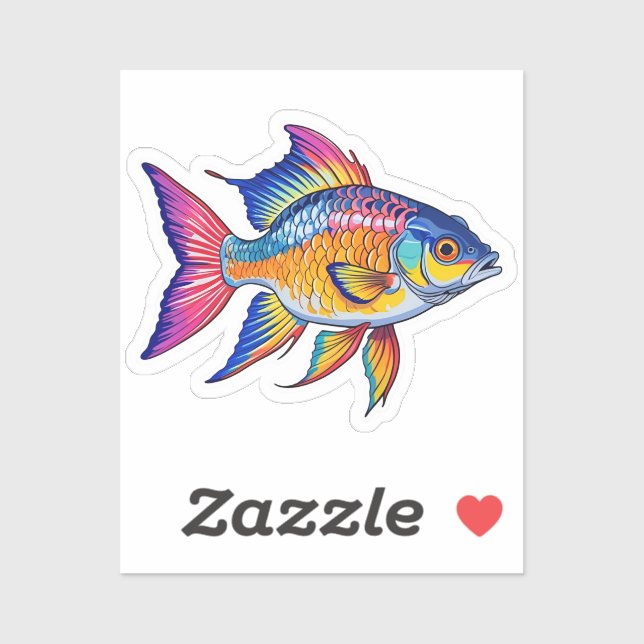 Fisch-Aufkleber Aufkleber (Blatt)