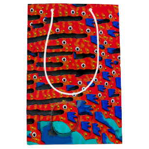 Fisch Auge Abstrakt Mittlere Geschenktüte