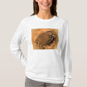 Fisch-Auge Ansicht der Oberfläche des Titanen T-Shirt