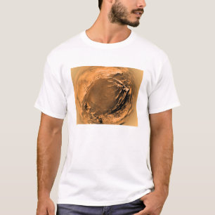 Fisch-Auge Ansicht der Oberfläche des Titanen T-Shirt