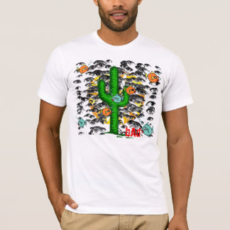 Fisch-Augen-Kaktus-Shirt T-Shirt