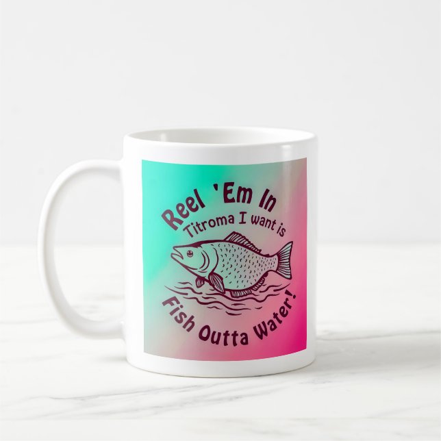 Fisch aus dem Wasser Kaffeetasse (Links)
