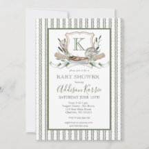 Fisch Baby Dusche Einladung