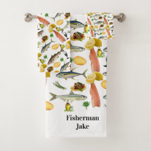 Fisch Badewanne Handtuch Sets
