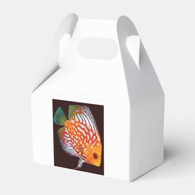 Fisch-Box des tropischen Ozeans Geschenkschachtel (Rückseite)