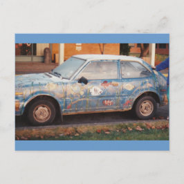 Fisch Car Postcard Postkarte