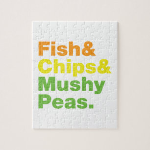 Fisch & Chips & Matscherbsen.