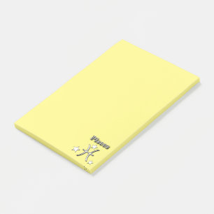 Fisch-Chromsymbol Post-it Klebezettel