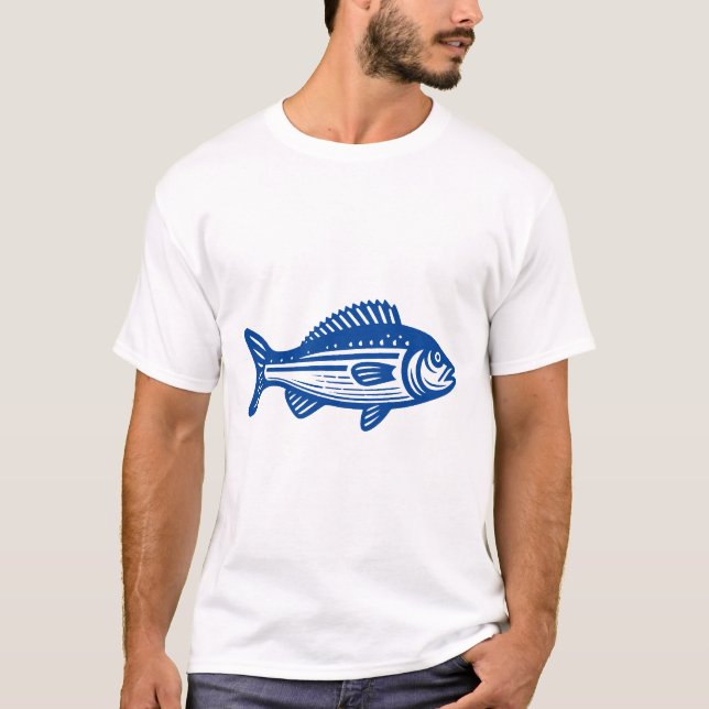 Fisch - Deep Blue T-Shirt (Vorderseite)