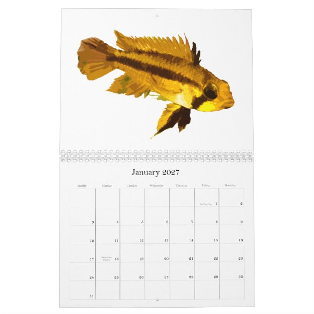 Fisch der Welt 2010 Kalender (Jan 2027)
