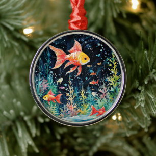 Fisch Dreamland, Aquarium Perfektion, Ornament Aus Metall