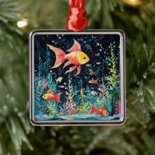 Fisch Dreamland, Aquarium Perfektion, Ornament Aus Metall