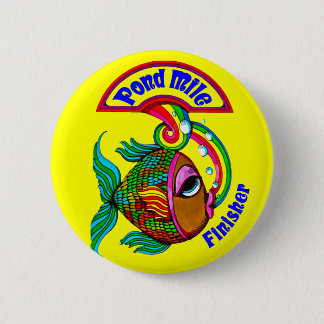 Fisch-EBB-Knopf der Teich-Meilen-IV Button