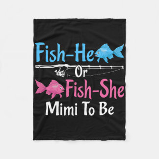 Fisch-er oder Fisch-sie Mimi, um Geschlecht offenb Fleecedecke
