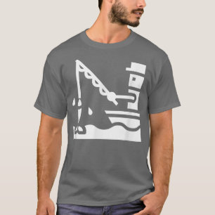 Fisch Fisch Fisch Fisch Seen Angelrute Angelschiff T-Shirt