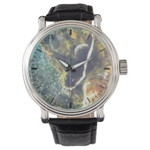 Fisch - Fische schwimmen voran Armbanduhr
